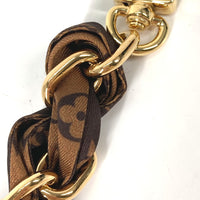 LOUIS VUITTON charm bag accessories key chain Monogram Bag Charm/Chain Fural silk M01354 Brown Women Used Authentic