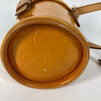LOUIS VUITTON Shoulder Bag Bucket Crossbody Pochette Monogram Vernis Astor Place Monogram Vernis Canvas M91100 yellow Women Used Authentic