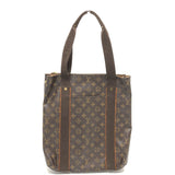 LOUIS VUITTON Tote Bag Shoulder bag Hippo Bobour Damier canvas M53013 Brown Women Used Authentic