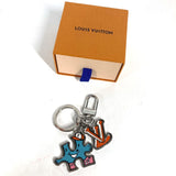LOUIS VUITTON key ring Bag charm Portocle LV Puzzle Metal, leather MP3453 multicolor mens Used Authentic