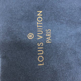 LOUIS VUITTON Slip-on velvet Navy Dreamy line Room Shoes Monogram Women Used Authentic