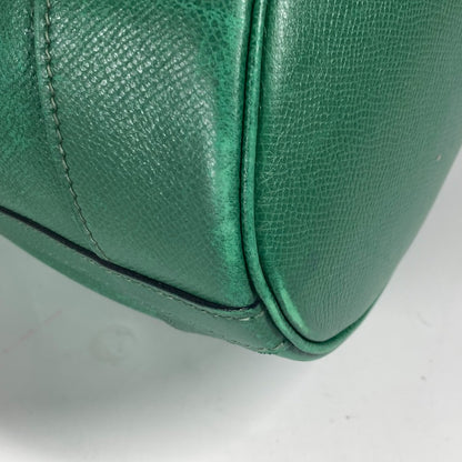 HERMES Shoulder Bag Courchevel green Drawstring Bag Crossbody Market GM Women Used Authentic