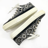 LOUIS VUITTON sneakers Stellar line sneakers Canvas, Leather 1A8DDA black Women Used Authentic
