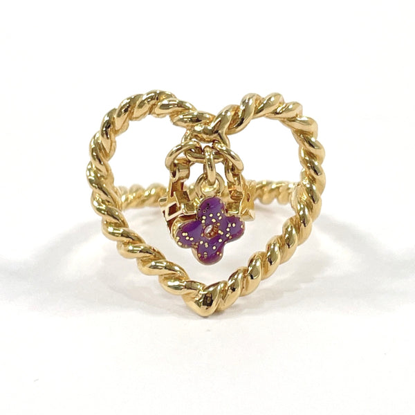 LOUIS VUITTON Ring In My Heart Ring Berg Sweet Monogram metal M65854 gold Women Used Authentic