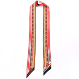 LOUIS VUITTON scarf Bando BB Pop LV Silk, 100% silk M73865 Red Women Used Authentic