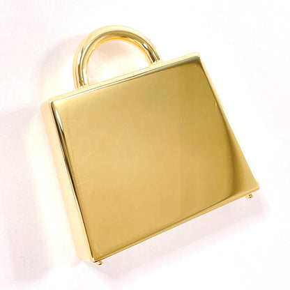 HERMES charm metal gold Curio Jite Kelly