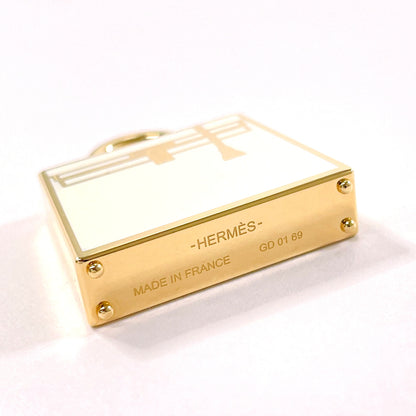 HERMES charm metal gold Curio Jite Kelly