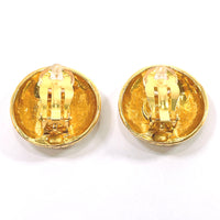 CHANEL Earring vintage metal gold Women Used Authentic