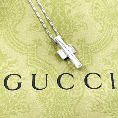 GUCCI Necklace Silver925 Silver cross