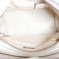 Salvatore Ferragamo Handbag 2WAY Sofia Canvas, leather FZ-21 white Women Used Authentic