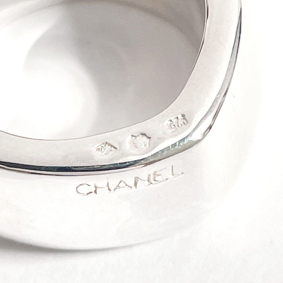 CHANEL Ring Silver925 Silver logo