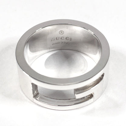 GUCCI Ring Silver925 Silver Branded Cutout G