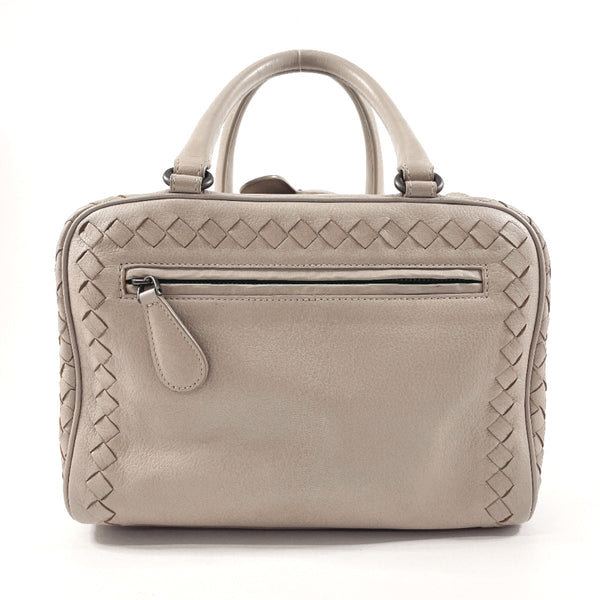 BOTTEGAVENETA Handbag Brera INTRECCIATO leather gray Women Used Authentic