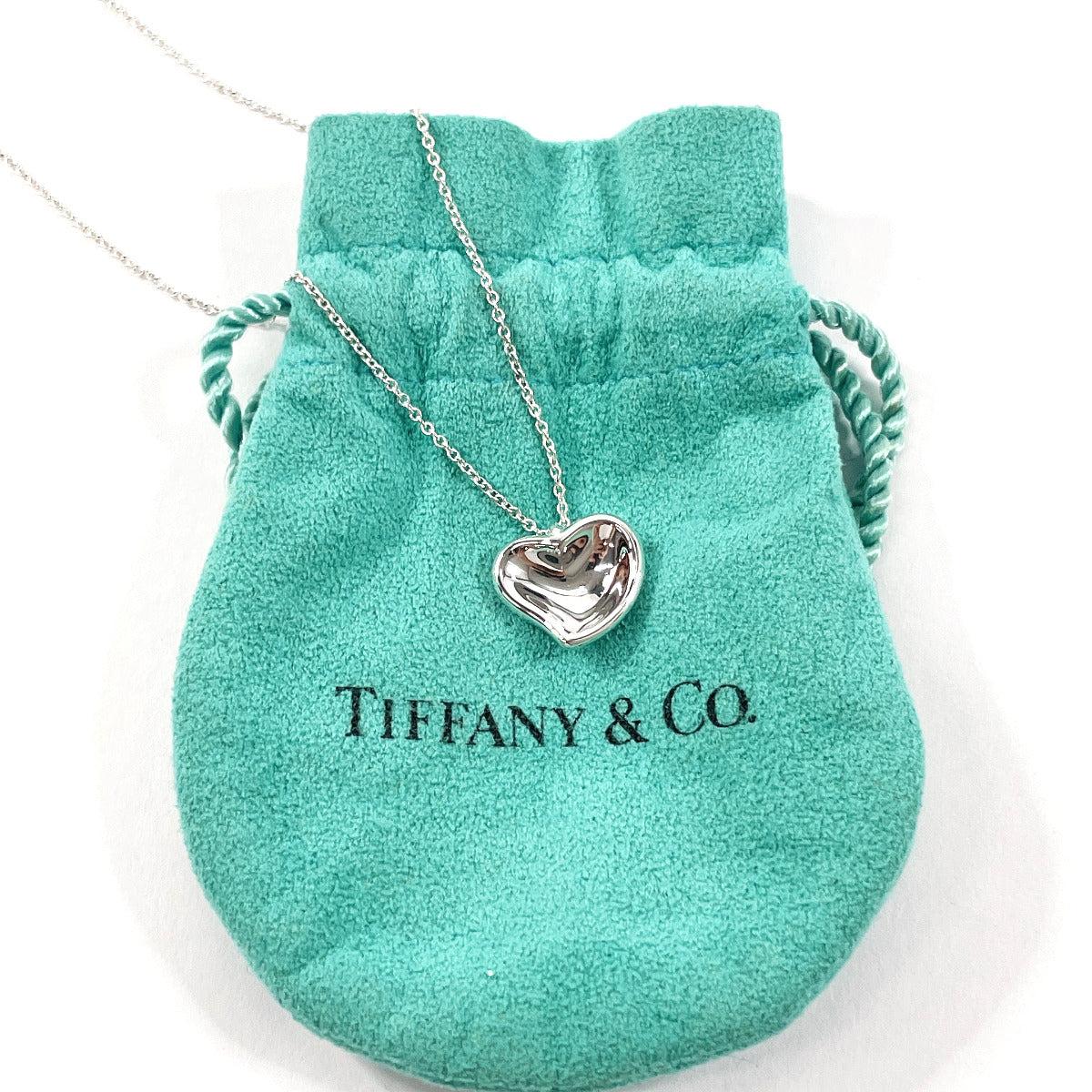 TIFFANY&Co. Necklace Silver925 Silver El Saperetti Curved heart