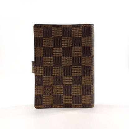 LOUIS VUITTON Notebook cover R20700 Damier canvas Brown Agenda PM