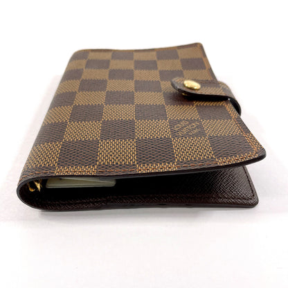 LOUIS VUITTON Notebook cover R20700 Damier canvas Brown Agenda PM