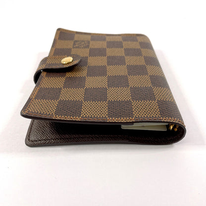 LOUIS VUITTON Notebook cover R20700 Damier canvas Brown Agenda PM