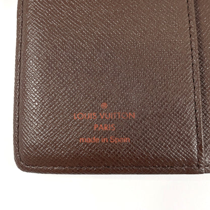 LOUIS VUITTON Notebook cover R20700 Damier canvas Brown Agenda PM