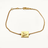 CELINE bracelet Alphabet Gold Plated 46B1T6BRA.35OR gold Women Used Authentic