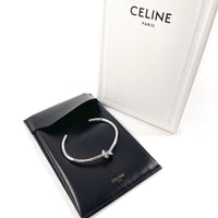CELINE bracelet Knot Extra Thin Bracelet metal 46P466BRA  Silver Women Used Authentic