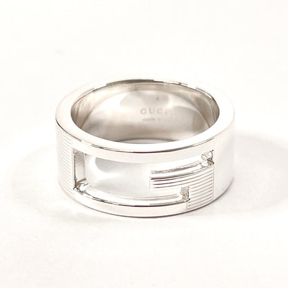 GUCCI Ring Silver925 Silver Branded Cutout G 11