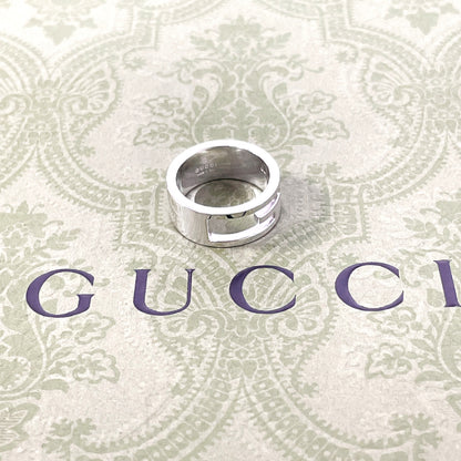 GUCCI Ring Silver925 Silver Branded Cutout G 11