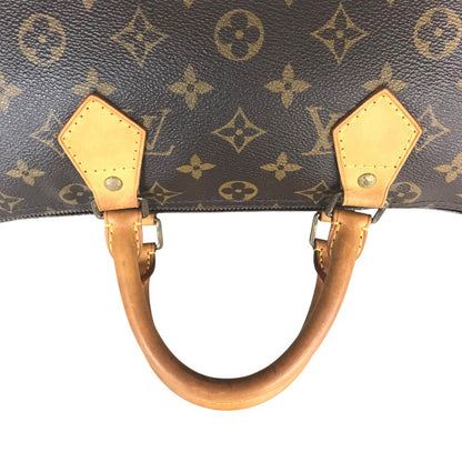 LOUIS VUITTON Handbag M41526 Monogram canvas Brown Speedy 30