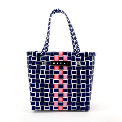 MARNI Handbag M00638-M00IW-0M823 Plastic, Polypropylene blue Box Basket