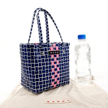 MARNI Handbag M00638-M00IW-0M823 Plastic, Polypropylene blue Box Basket