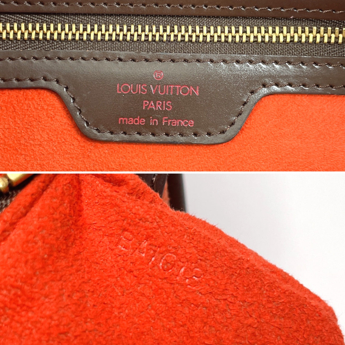 LOUIS VUITTON Tote Bag N51121 Damier Brown Manosque PM