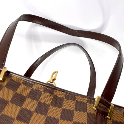 LOUIS VUITTON Tote Bag N51121 Damier Brown Manosque PM