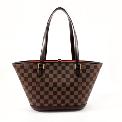 LOUIS VUITTON Tote Bag N51121 Damier Brown Manosque PM