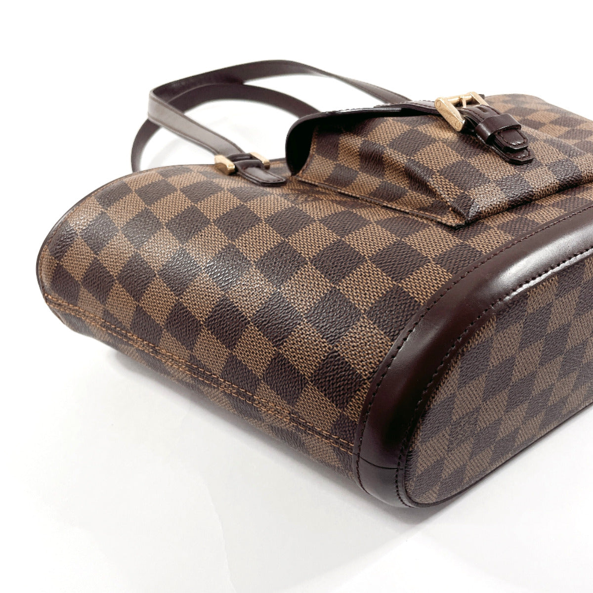 LOUIS VUITTON Tote Bag N51121 Damier Brown Manosque PM