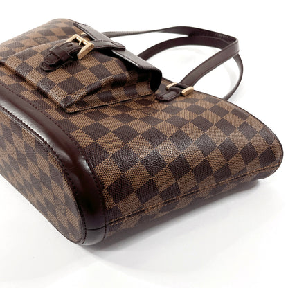 LOUIS VUITTON Tote Bag N51121 Damier Brown Manosque PM