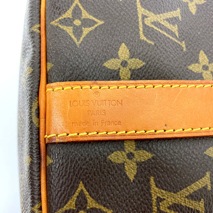 LOUIS VUITTON Boston Duffel bag M41418 Monogram canvas, tanned leather Brown Keepall  bandouliere 45