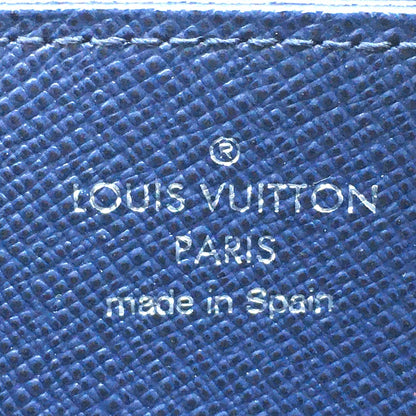 LOUIS VUITTON Long Wallet Purse M64078 Epi Leather Red type Epi Denim Zippy wallet Women Used Authentic