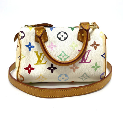 LOUIS VUITTON Handbag M92645 Monogram multicolor canvas multicolor Monogram multi Mini speedy Women Used Authentic