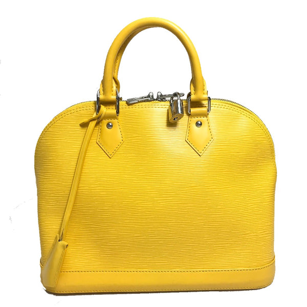 LOUIS VUITTON Handbag M40951 Epi Leather yellow Epi Alma PM Women Used Authentic
