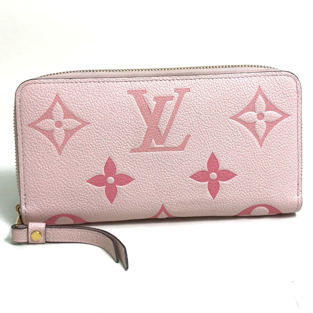 LOUIS VUITTON Long Wallet Purse M80403 Monogram Ann Platt Leather pink Monogram Ann Platt By the pool