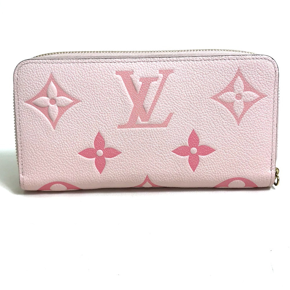 LOUIS VUITTON Long Wallet Purse M80403 Monogram Ann Platt Leather pink Monogram Ann Platt By the pool