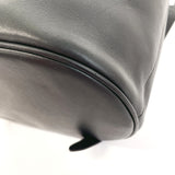 Salvatore Ferragamo Backpack Gancini leather AT-21 6232 black Women Used Authentic