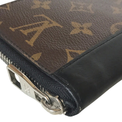 LOUIS VUITTON Long Wallet Purse M60109 Monogram macacer Brown Zippy wallet