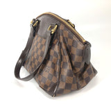 LOUIS VUITTON Handbag Bag Shoulder Bag Damier Verona PM Damier canvas N41117 Brown Women Used Authentic