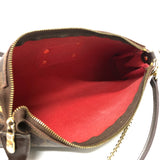 LOUIS VUITTON Shoulder Bag 2WAY bag Damier Eva Damier canvas N55213 Brown Women Used Authentic