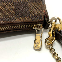 LOUIS VUITTON Shoulder Bag N55213 Damier canvas Brown Damier Eva Women Used Authentic