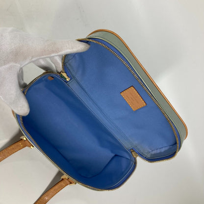 LOUIS VUITTON Handbag M91268 Monogram Vernis Canvas blue Monogram Vernis Sullivan Horizontal PM Women Used Authentic