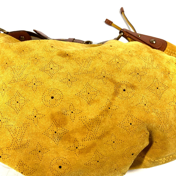 LOUIS VUITTON Shoulder Bag Tote Bag Monogram Onata PM Suede / leather M95121 Women Used Authentic
