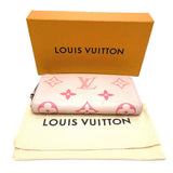 LOUIS VUITTON Long Wallet Purse M80403 Monogram Ann Platt Leather pink Monogram Unplant By the pool Women Used Authentic