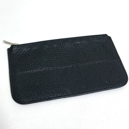 HERMES Folded wallet Togo black Dogon GM unisex(Unisex) Used Authentic