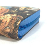 LOUIS VUITTON Long Wallet Purse M64603 leather blue Masters Collection Zippy wallet RUBENS Women Used Authentic